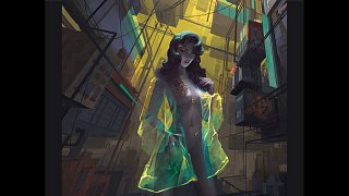 Underground 2 by Frantisek Kotleta | Cyberpunk | painting Book Cover Illustration